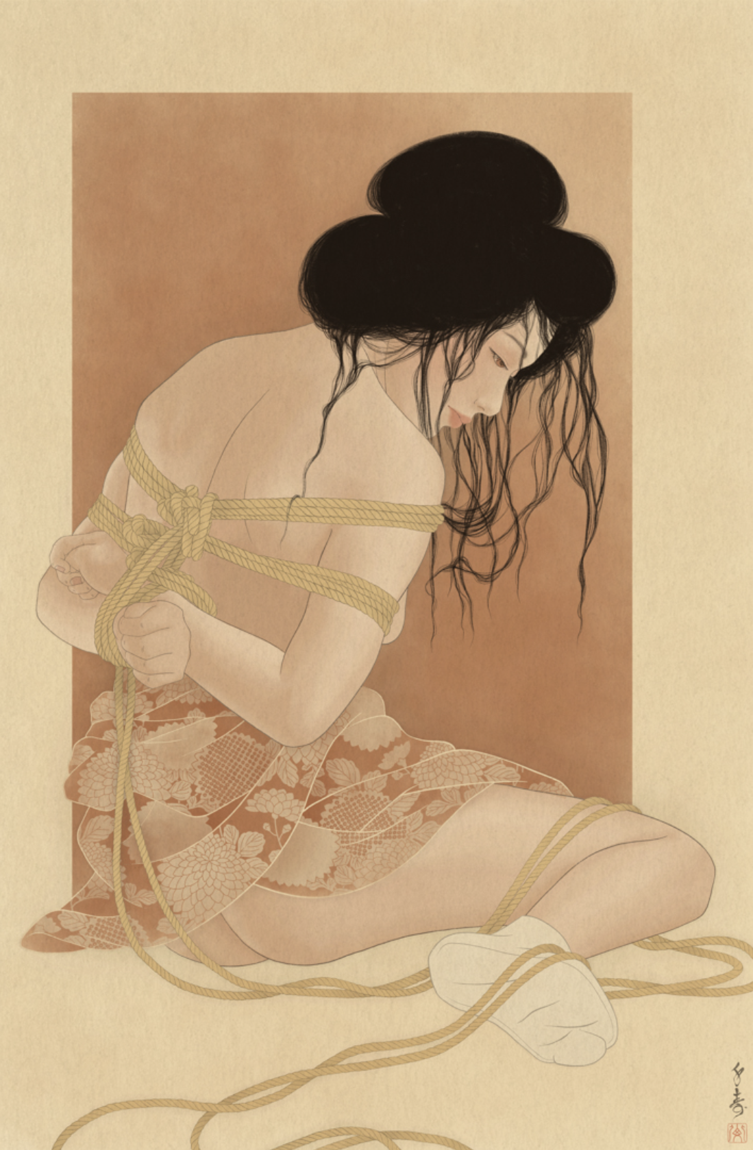 Woman back view