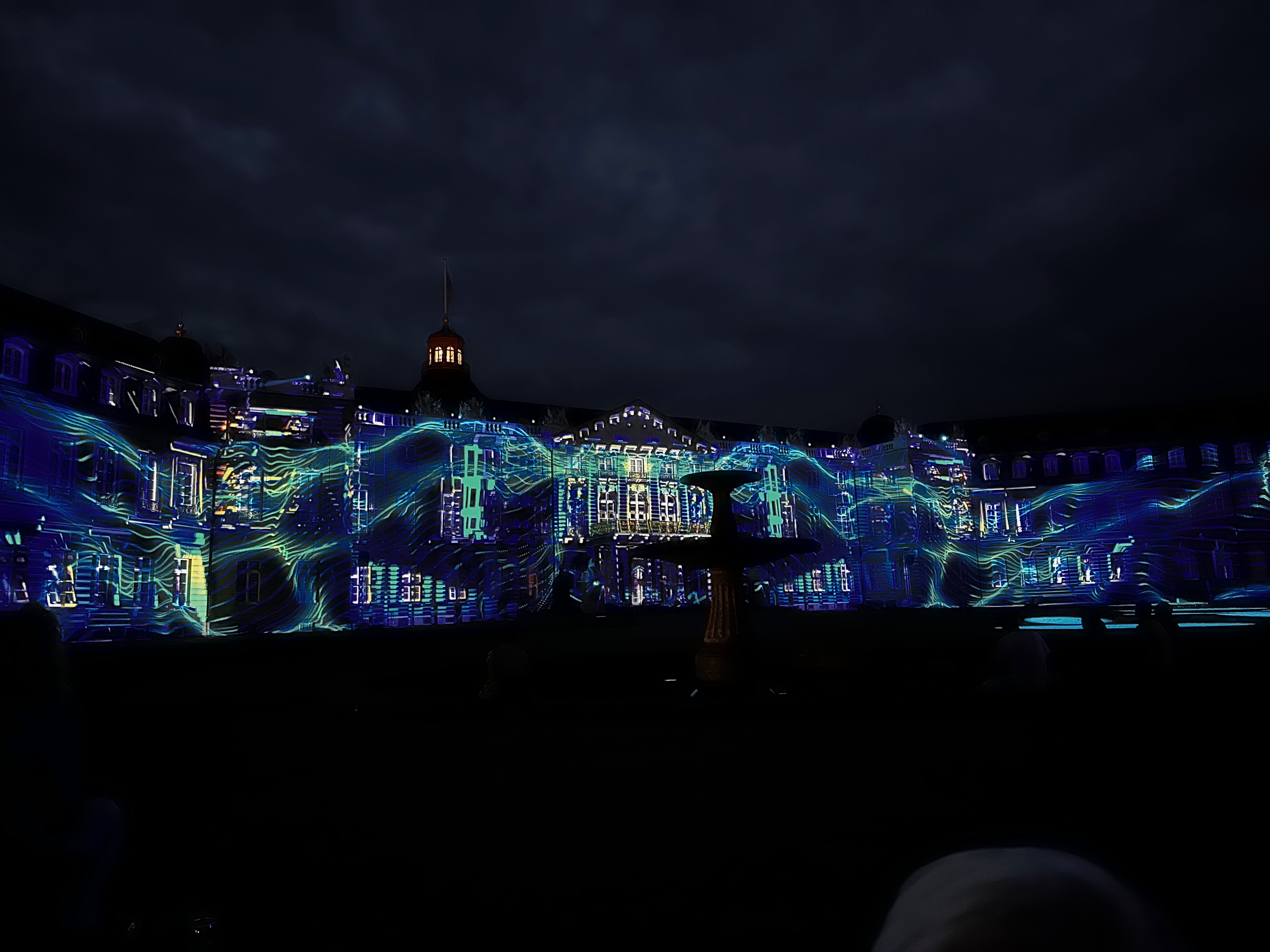 Building turns into waves.