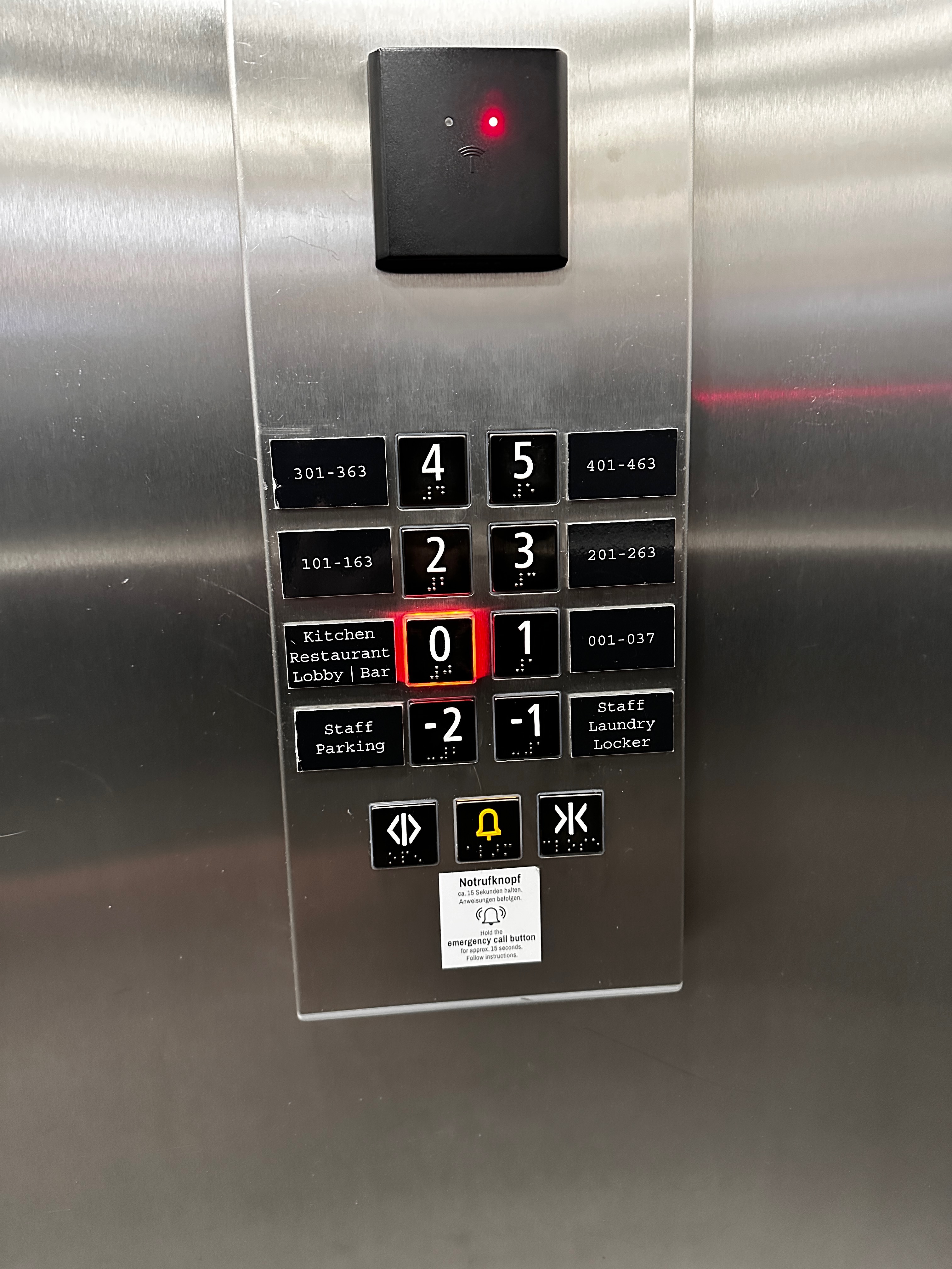 Zero-origin floor labels